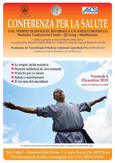 Immagine dell’evento Conferenza per la Salute a Roma 6 Dicembre 2019