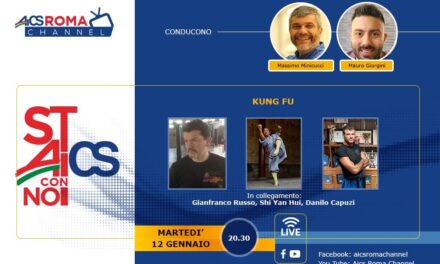 “Stai con noi AICS”, PROGRAMMA LIVE SOCIAL LE ARTI MARZIALI  MARTEDI 12 GENNAIO 2021, ORE 20:30