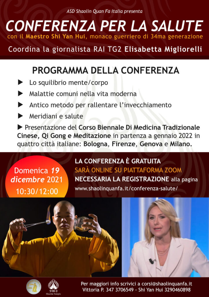 Immagine dell’evento Conferenza per la salute 19 dicembre 2021