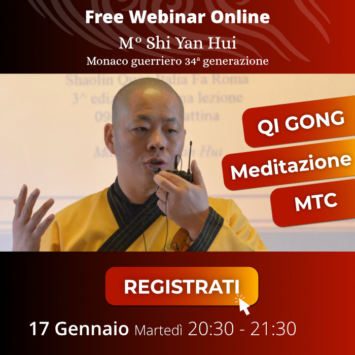 Immagine dell’evento Free Webinar Qi Gong, MTC e Meditazione