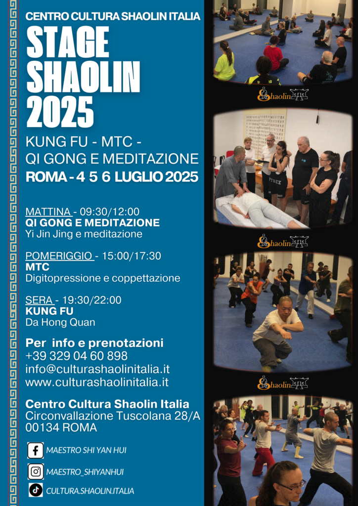 Immagine dell’evento STAGE SHAOLIN 2025