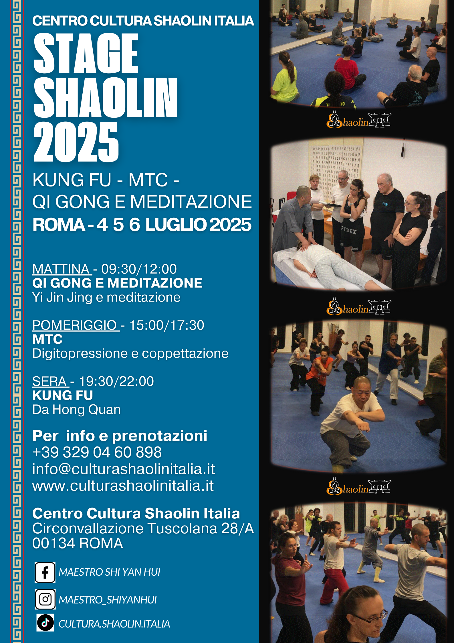 Stage Shaolin 2025