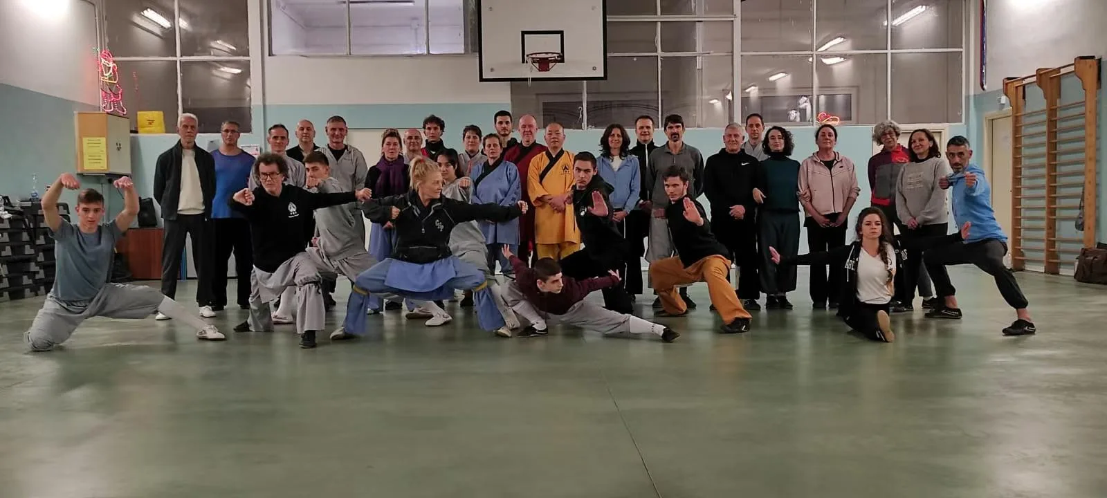 Allievi e praticanti di Cultura Shaolin Italia durante un incontro formativo