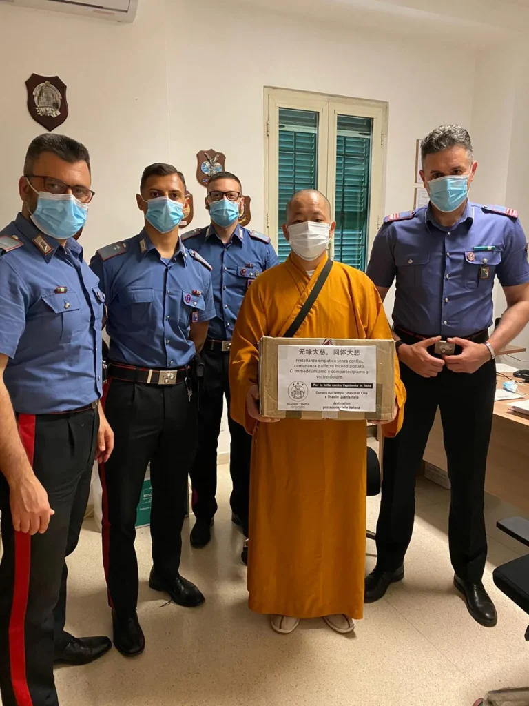 Iniziative solidali di Cultura Shaolin Italia