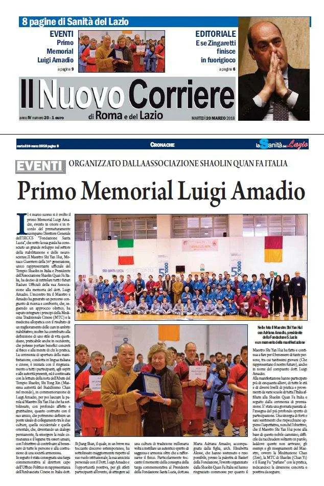 Media, stampa e pubblicazioni di Cultura Shaolin Italia