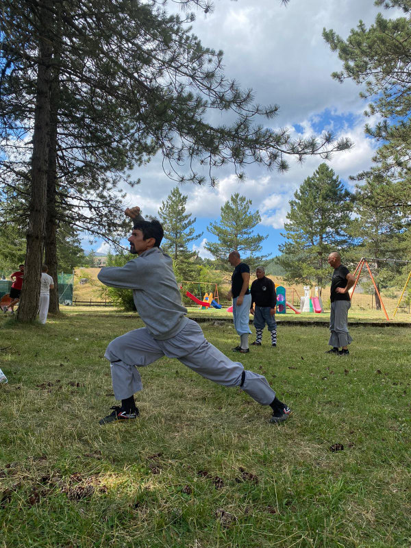 Pratica intensiva di Shaolin Kung Fu all’aperto