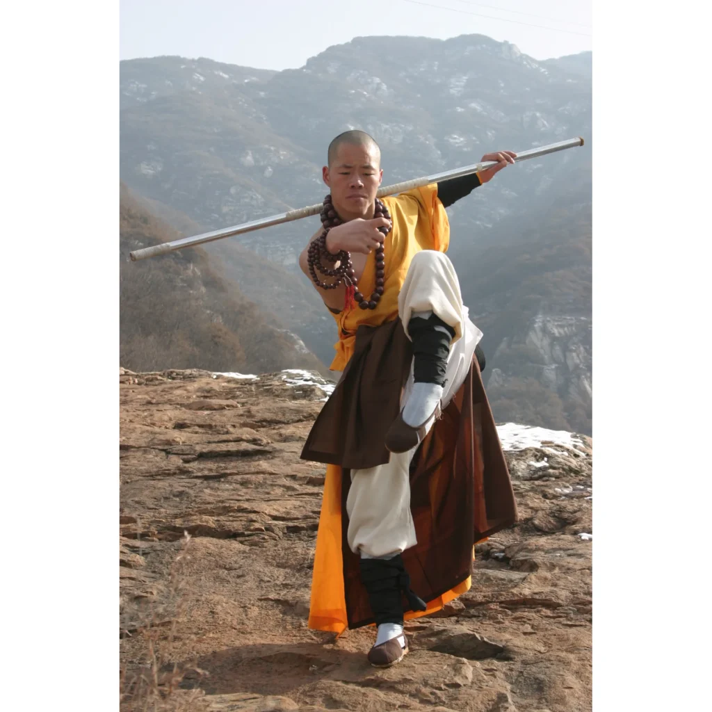Maestro Shi Yan Hui durante una pratica di Shaolin Kung Fu - fotografia 06