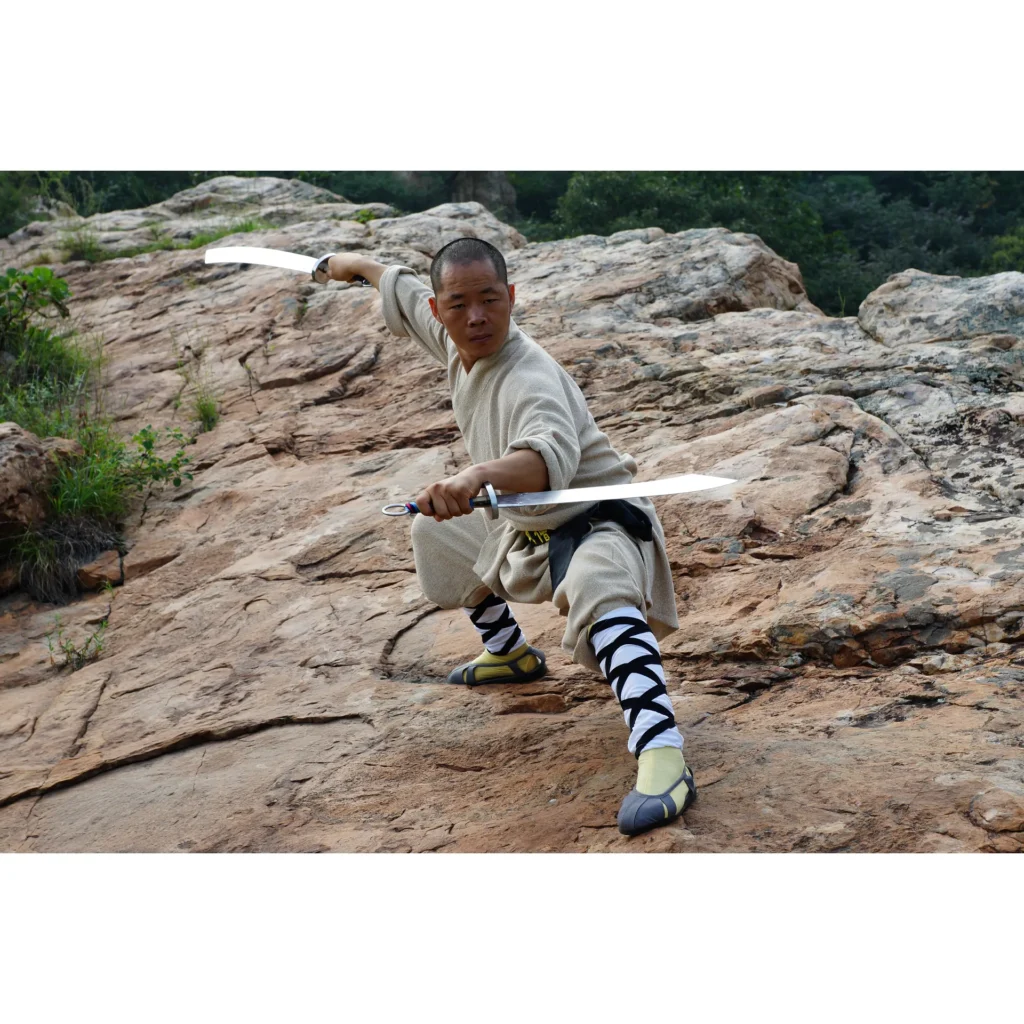 Maestro Shi Yan Hui durante una pratica di Shaolin Kung Fu - fotografia 14