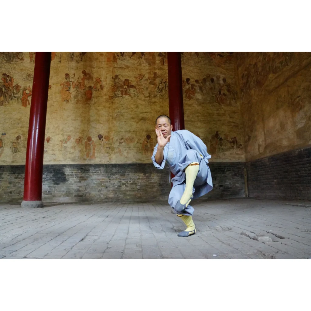 Maestro Shi Yan Hui durante una pratica di Shaolin Kung Fu - fotografia 20